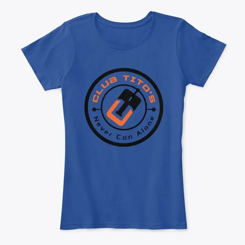 Woman's Tees, Iconic Black/Orange logo